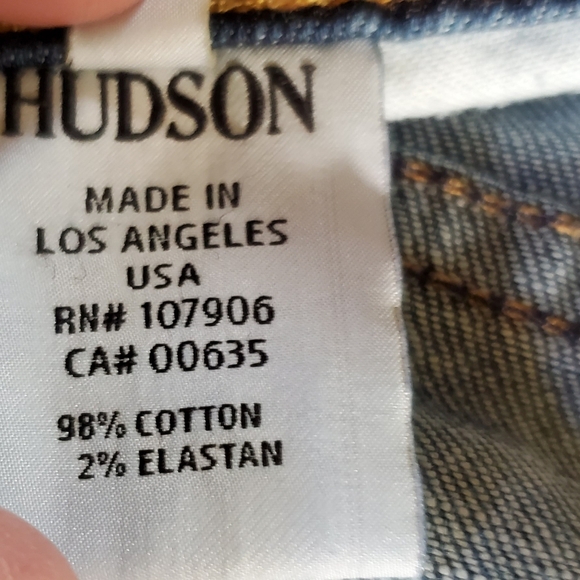 Hudson Colette Skinny Distressed Jeans - Picture 13 of 14